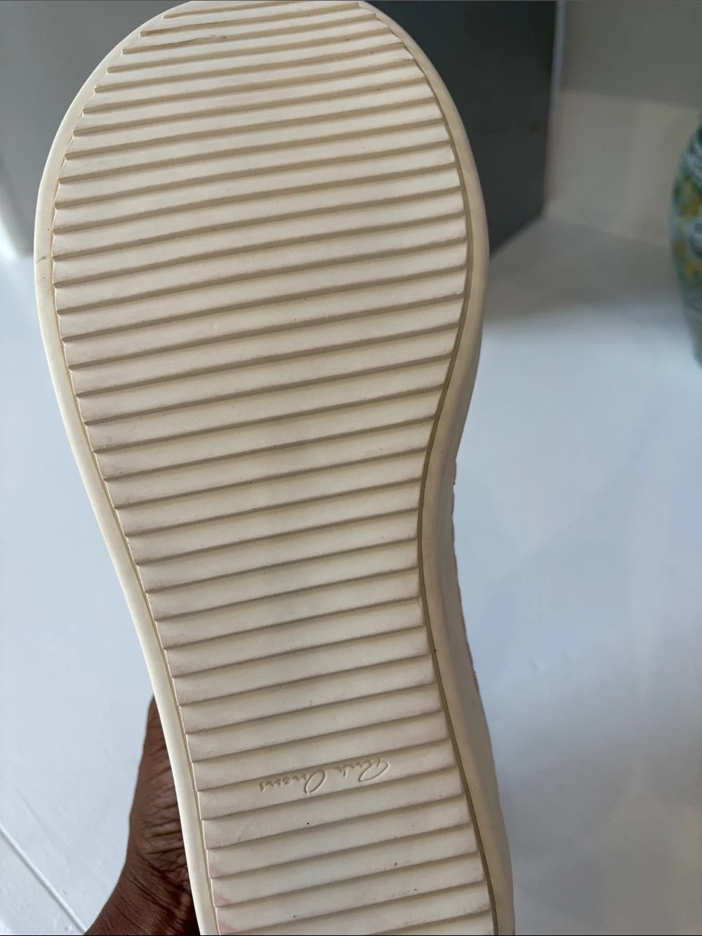 Rare Rick Owen’s Vintage Low Sneakers in Carnelian/Milk colorway